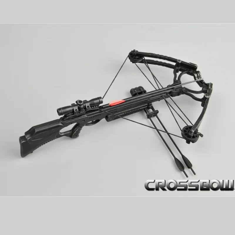 Accessory Compound Crossbow With 8 Arrows For 12 Inch Action Figure Body Doll Accessory Toys Gifts
