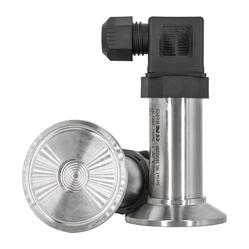 Potência Sanitária da Saída Dc24v do Transmissor 010v Rs485 420m da Pressão do Filme Liso da Tri Braçadeira para a Indústria do Suco do Leite de Alimento