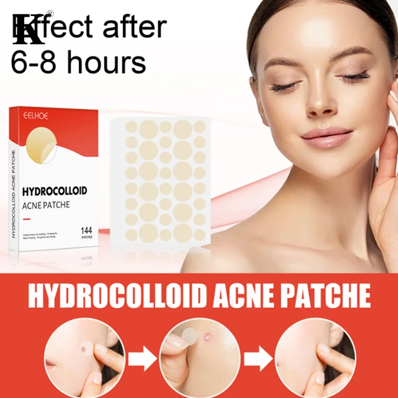 

144pcs/set Hydrocolloid Acne Invisible Pimple Master Patch Skin Tag Removal Patch Pimple /Blackhead Blemish Removers Facial Care