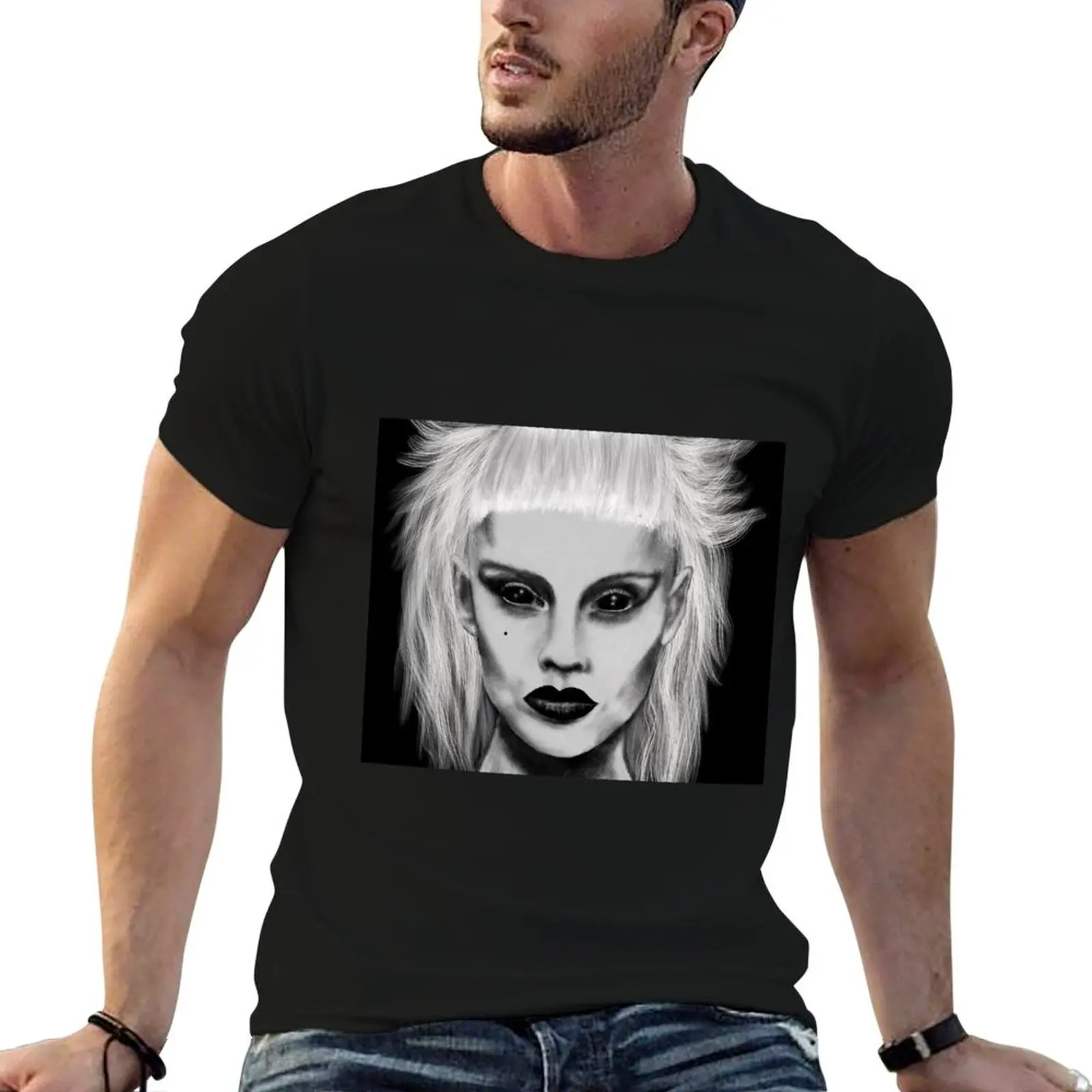 Yolandi T-Shirt аниме футболка быстросохнущие мужские высокие футболки