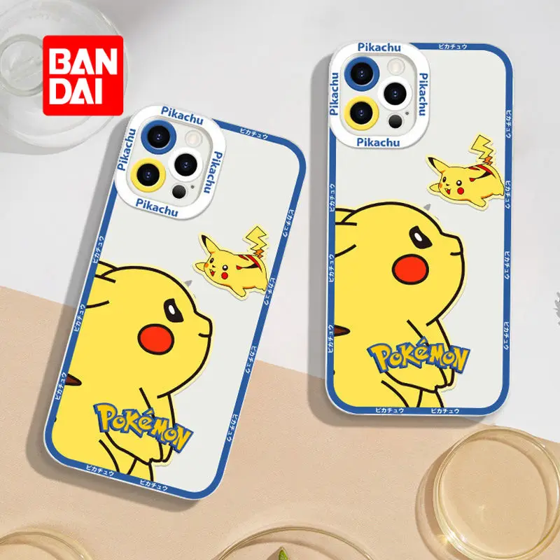 

Мультяшный чехол Bandai для телефона iPhone 13 13Pro 12 12Pro 11 Pro X XS Max XR 7 8 Plus, Мультяшные Чехлы, милые прозрачные чехлы