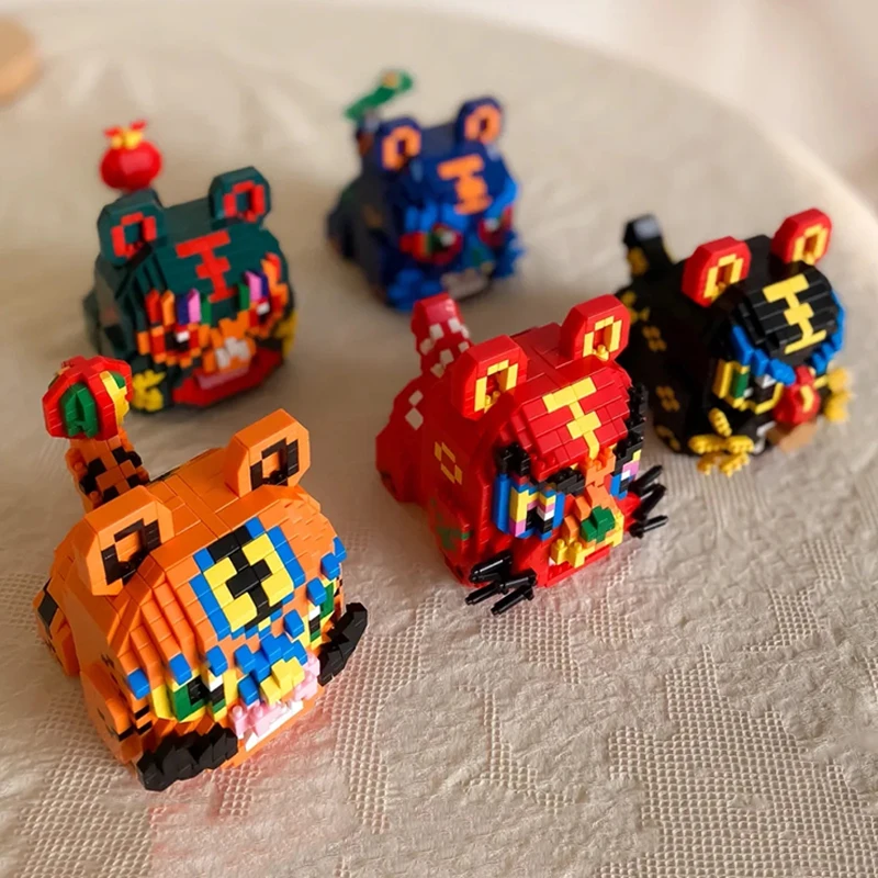 Lele праздник весны тигр год удачи безопасное благосостояние покровитель животные