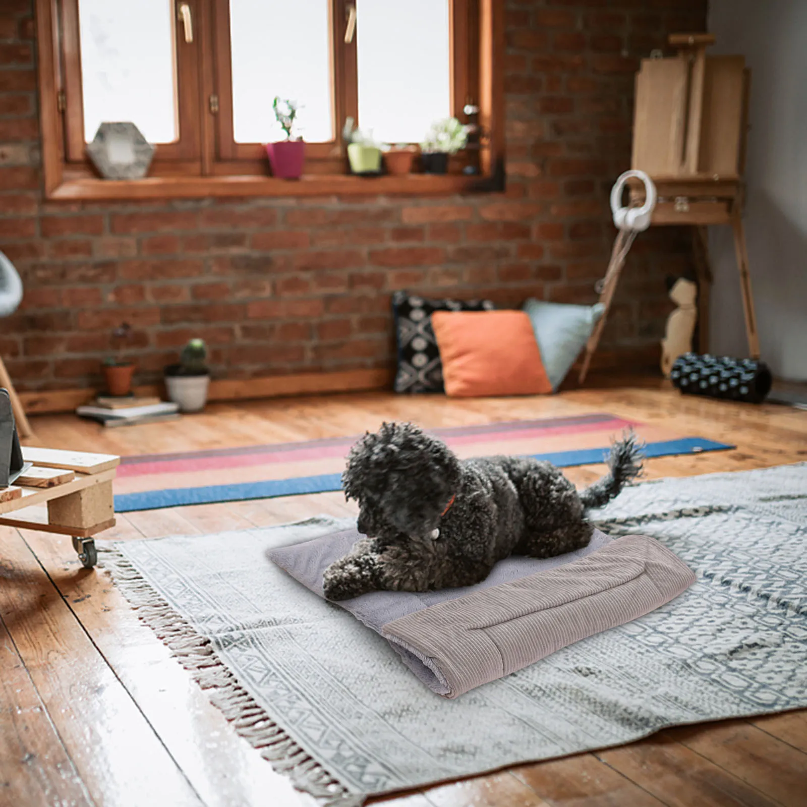 Зимний теплый коврик для кошек питомник собак мягкий роскошный плюшевый матрас и