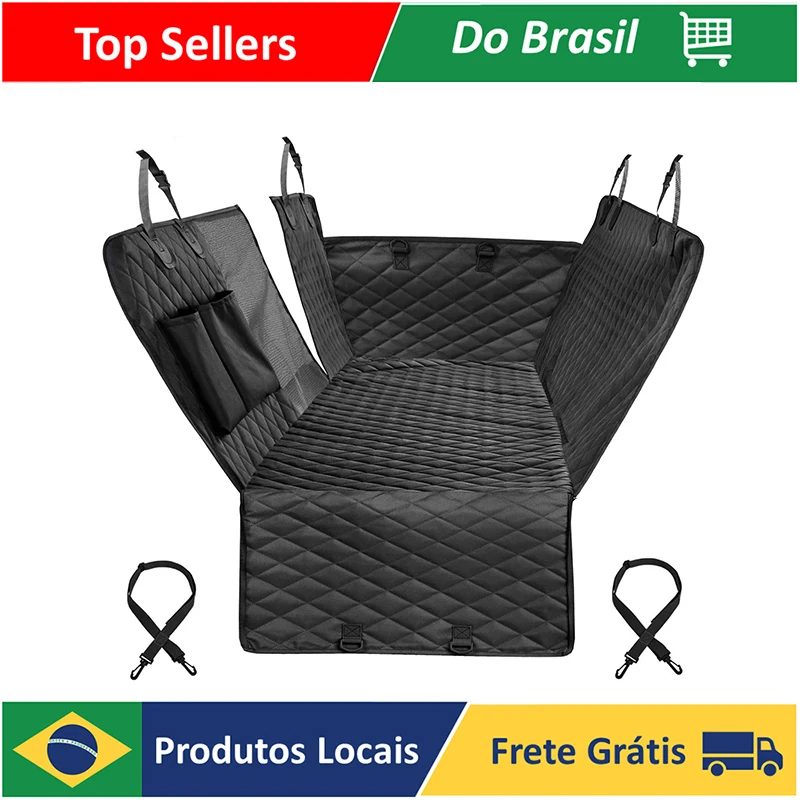 

Dog Car Seat Cover Puppy Carrier Car Backseat Protector Mat Waterproof Pet Travel Dog Carrier Hammock With Zipper And Pocket