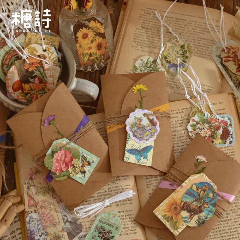 

20sets/lot Memo Pads Sticky Notes Tag Impression Set Junk Journal Scrapbooking Stickers Office School stationery