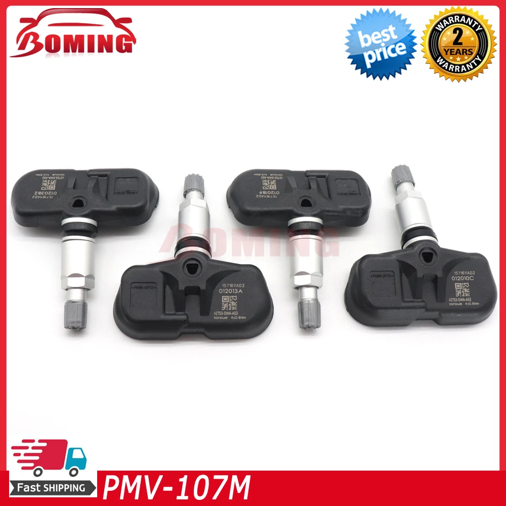 

315MHz Car TPMS Tire Pressure Monitoring System Sensor PMV-107M For Honda CR-V Accord FiT 2007-2012 42753-S2A-305 42753-SWA-316