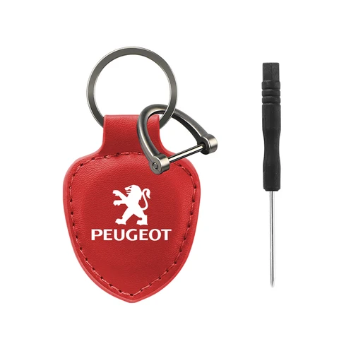 Модный кожаный брелок для ключей на талии, подвесной брелок для Peugeot 307, peugeot 206, 308, 207, 406, 407, 408, аксессуары