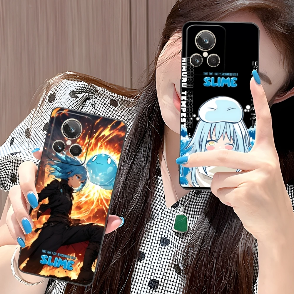 Slime Tensura Rimuru Mobile Phone Case for Realme GT 2 9i 8i 7i Pro X50 X2 C35 C21 C20 C11 C3 Black Soft Cover Shell