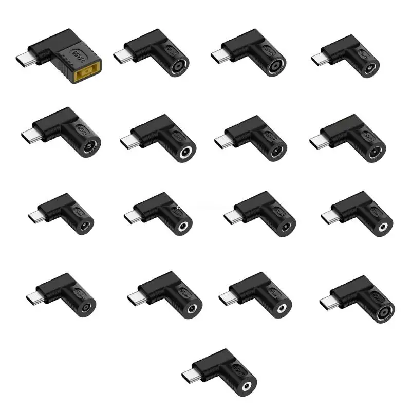 

Type-C Adapter PD5v/9v12v DC12V-20.5V For Computer Power Charging- Converter PD-Decoy Connector Multiple Ports- Dropship