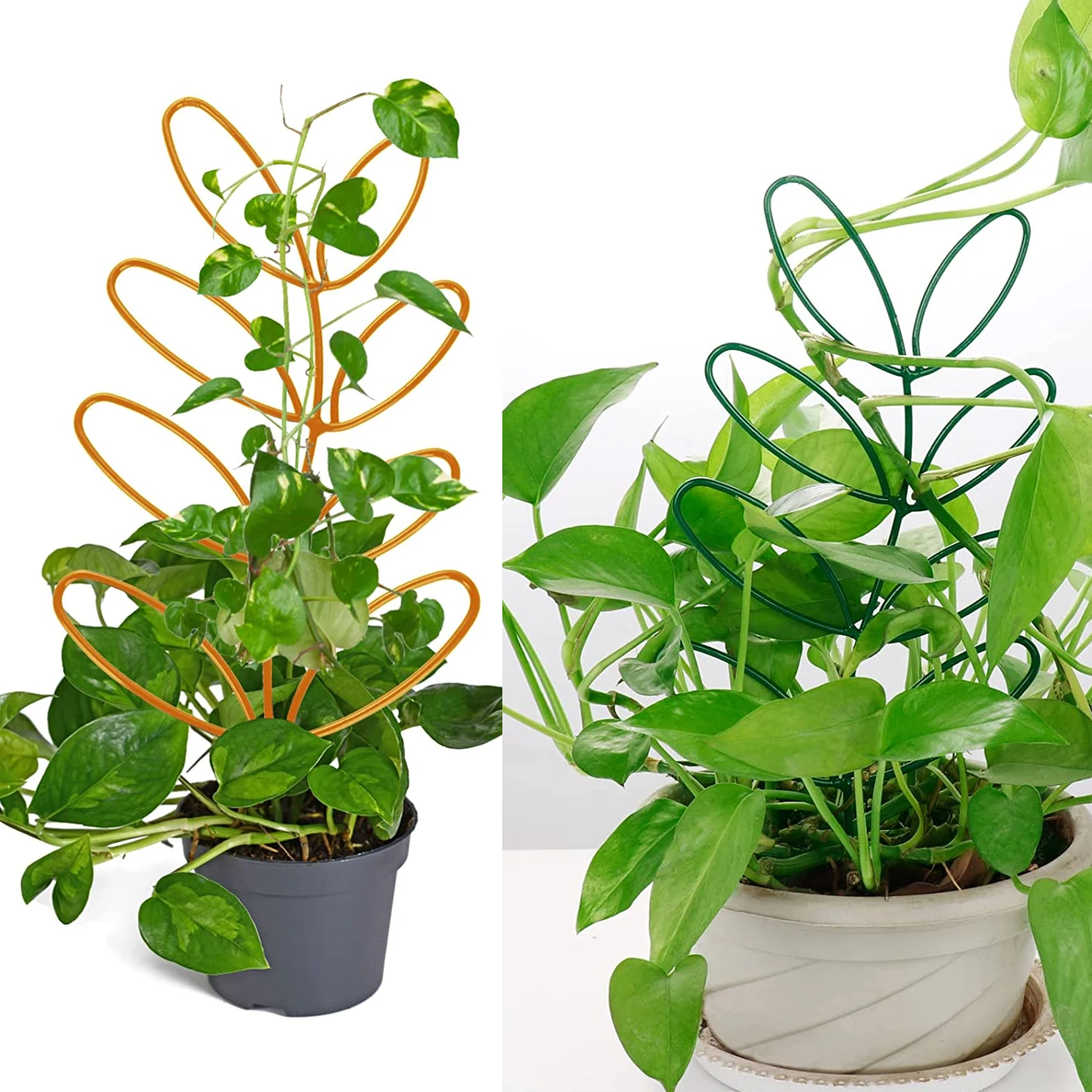 

Garden Trellis For Potted Plants Bracket Plant Support Rack Creative For Home Leaf Shape Elegant Ornamental Metal Flower Support