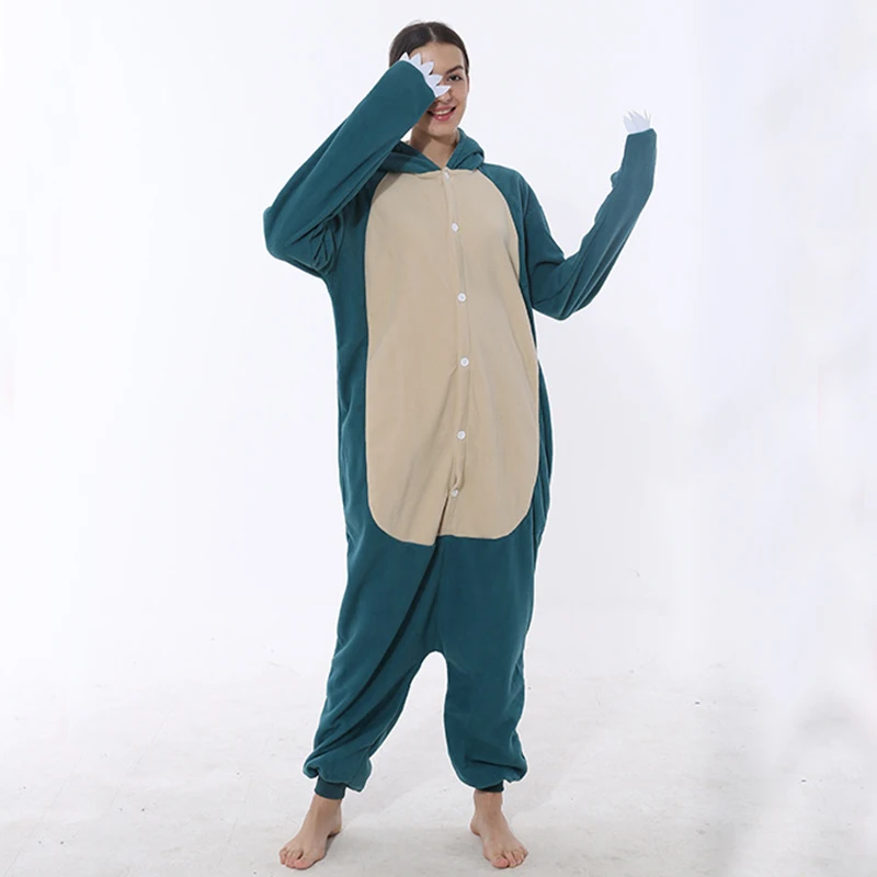 

New Animal Kigurumi Plus Size Cartoon Suit Women Pajama Anime Onesies For Adult Men Onesie Pijamas Fleece One-Piece Bodysuit