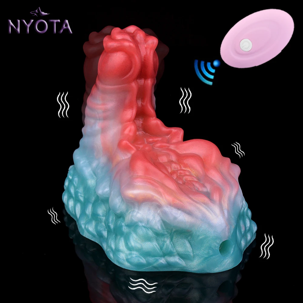 NYOTA текстурированный силиконовый секс-шлифовальный вибратор для женщин