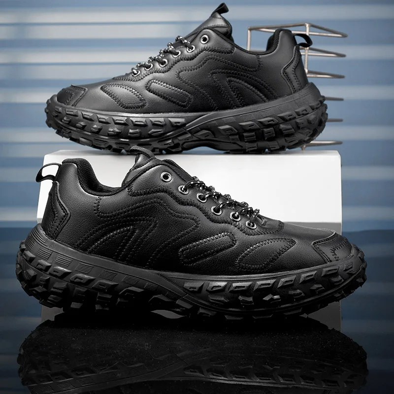 Mens Fashion Shoes Platform Breathable Sports Shoes Men Casual Shoes No-slip Running Sneakers Tennis Shoes Male Big Size Outdoor