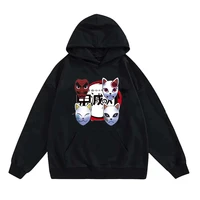 demon slayer kimetsu no yaiba anime mens hoodies 320g heavy fabric cotton hip hop streetwear long sleeves sweatshirt men hoody