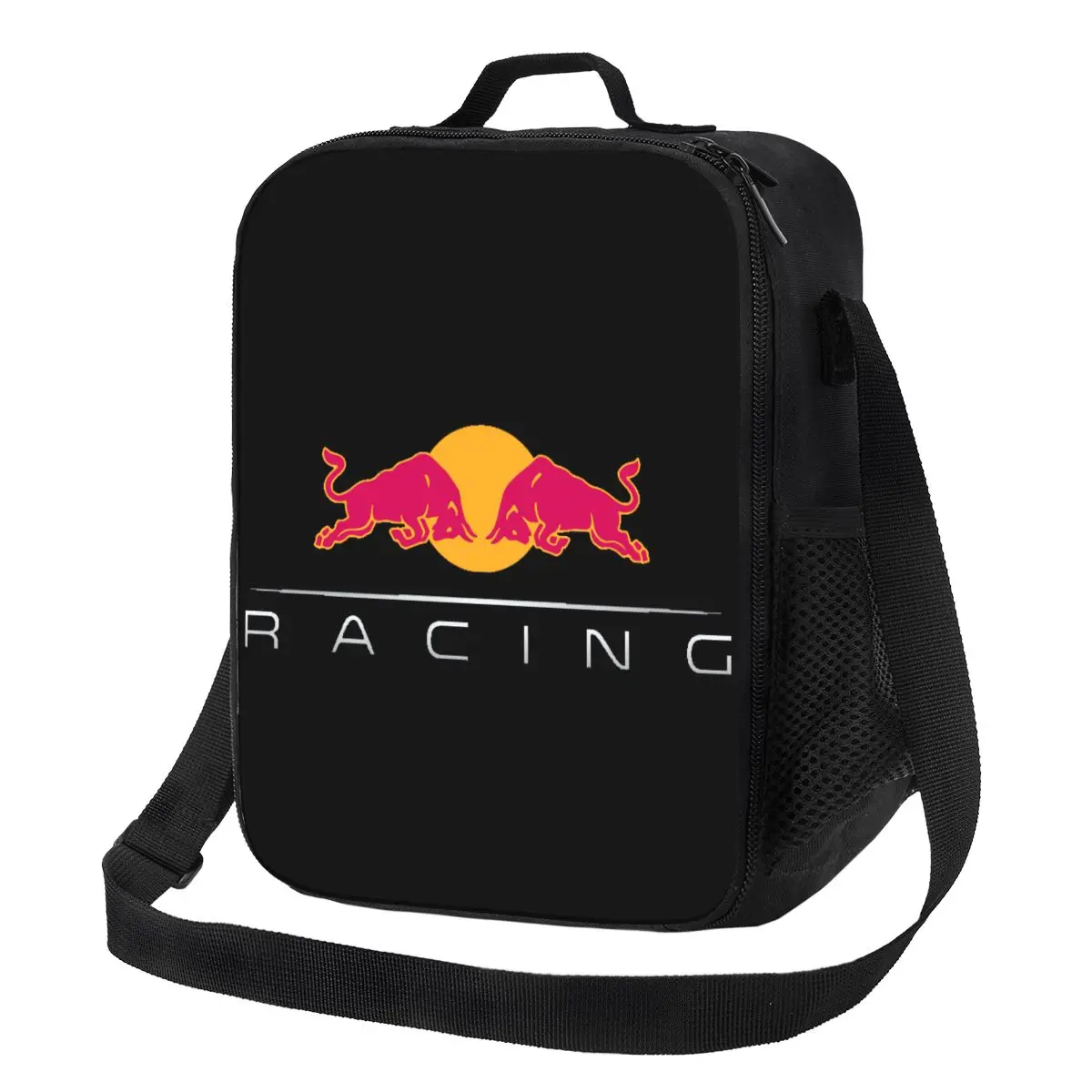 

Double Bulls Racing Insulated Lunch Bag for Work School Portable Cooler Thermal Bento Box Women Kids