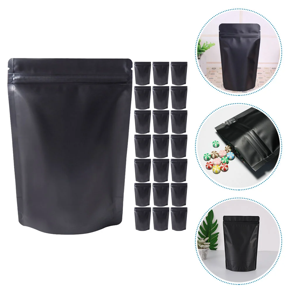 

100 Pcs Baggies Jewelry Resealable Bags Large Wrapping Stand Food Pe Storage Pouch