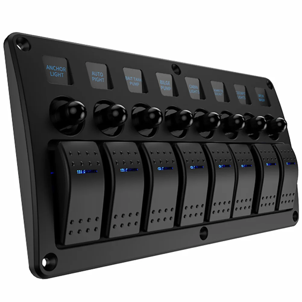 

1 Set 12-24V Practical Control Switch Socket Switch Panel