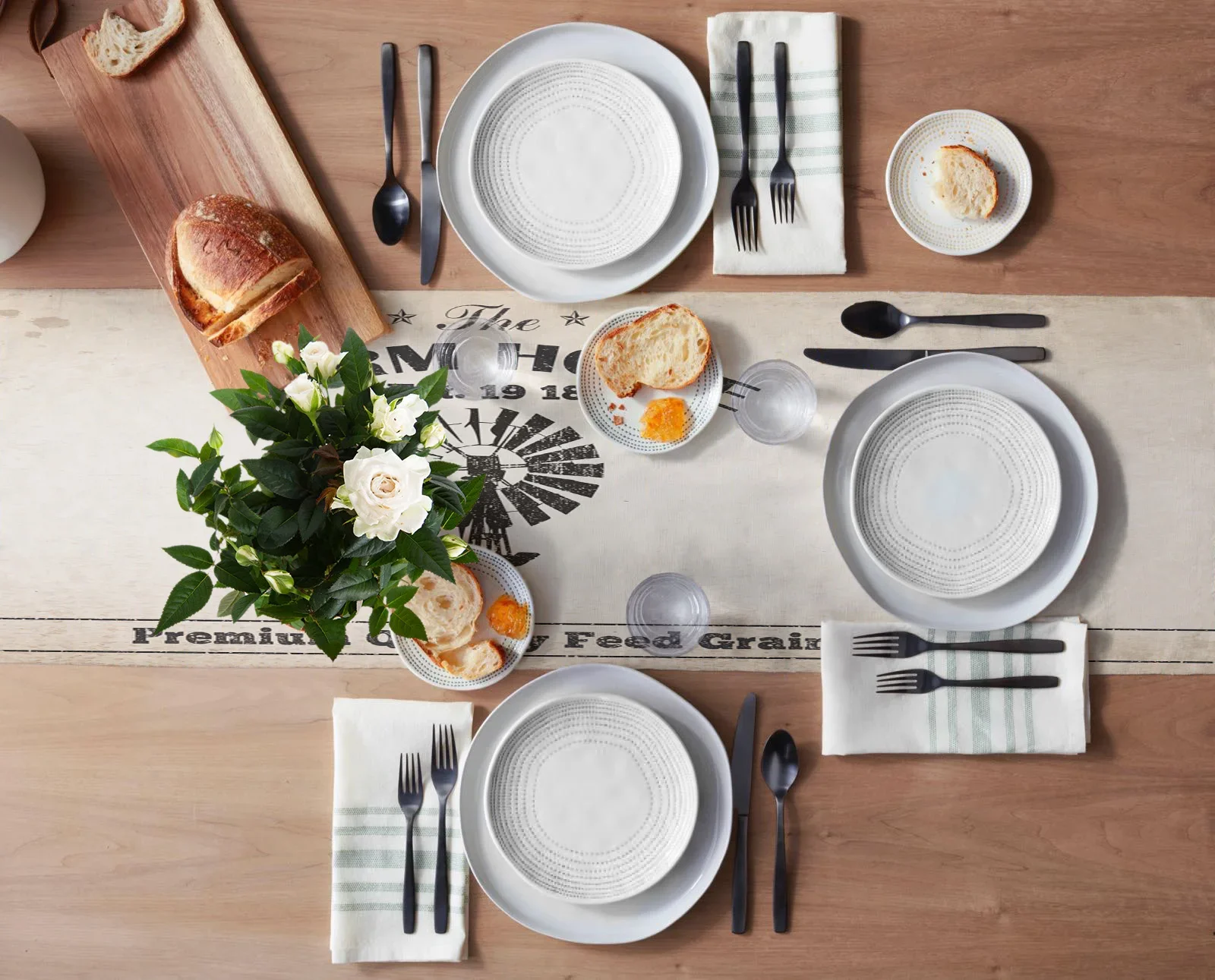 Фермерская угольная ветряная мельница деревенские льняные дорожки для стола