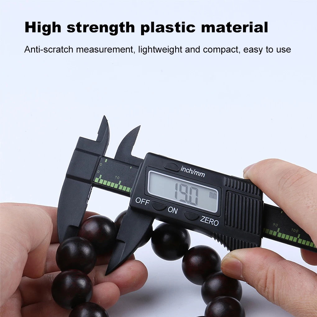 

Digital Display Vernier Caliper Plastic Gauge Micrometer Precision Ruler LCD Household Measuring Handicraft Instrument