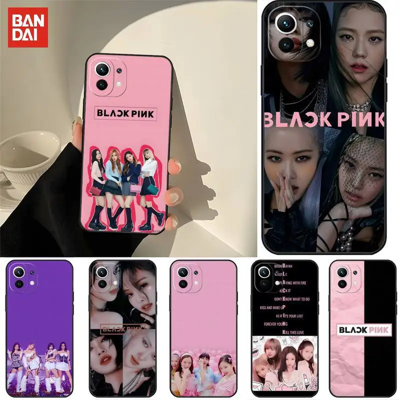 

BANDAI Kpop-BLACKPINKs-Girls Phone Case For Redmi 10T 9S 8T 7 5A 5 4 Note 10 9 8 11 6 Pro High Quality Mobile Phone Bag