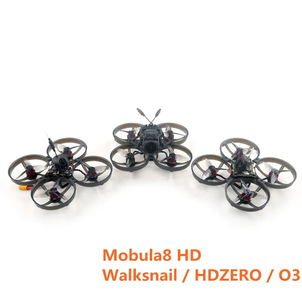 HappyModel Mobula8 HD 2S 85 мм Micro FPV Whoop Quad O3/ Walksnail/Hdzero CrazyF405HD ELRS EX1103 KV11000 UART 2.4G RX