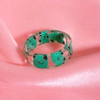 egirl accessories frog ring for female cartoon animal rings cute harajuku ins vintage y2k aesthetic 2000s fashion jewelry gifts