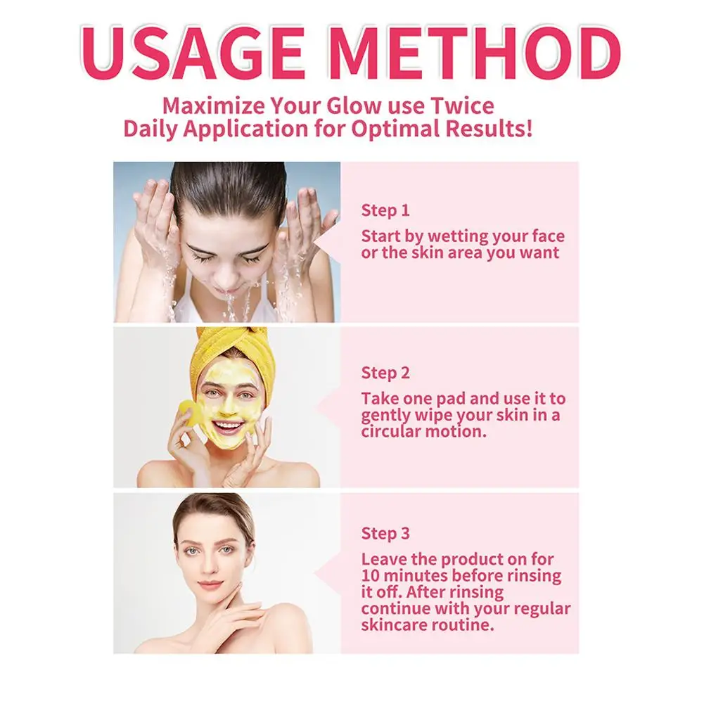 Подушечка для очищения куркумы мягкий уход за кожей ежедневная Чистка