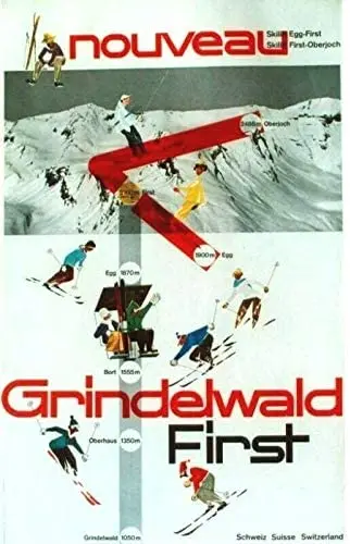 

Оловянная вывеска для катания на лыжах, в стиле гринделвальд