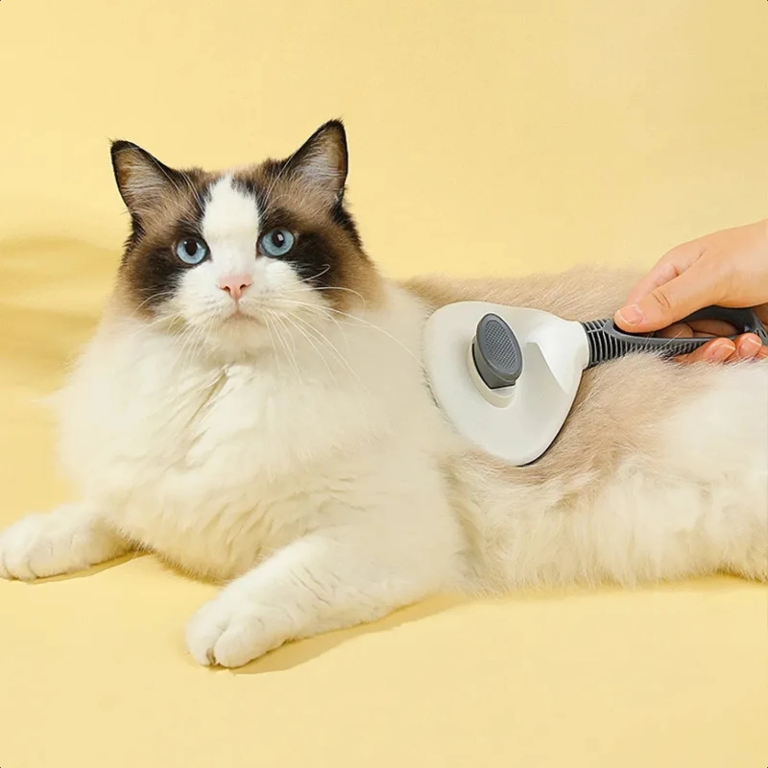Efficient Premium Professional Floating Hair Remover Combs for Cats - Essential Grooming Supplies Your Beloved Feline. Tru