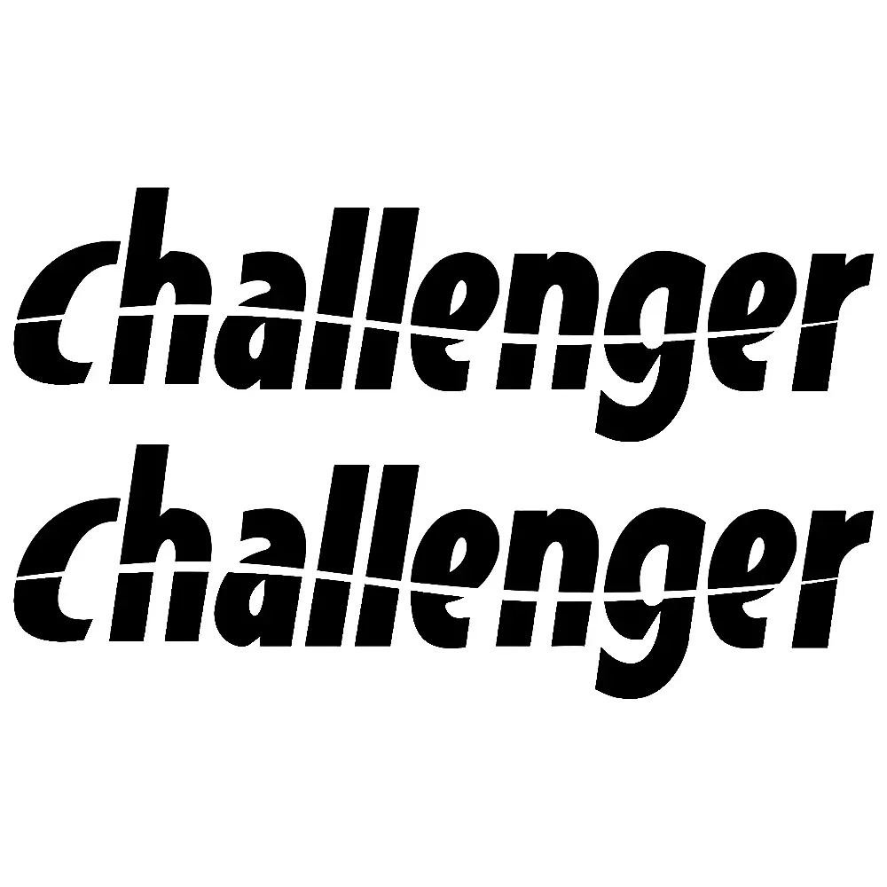 Фото 2 х для Challenger 65 см x 19,2 см наклейка наклейка автодом кемпер кемпер караван декоративная наклейка №3