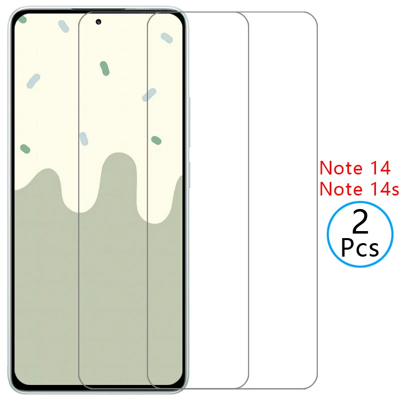 Фото Защитное стекло для чехла Xiaomi Redmi Note 14/14S (S14 4G/5G), задняя крышка для Note 14/14S/144G/145G №1