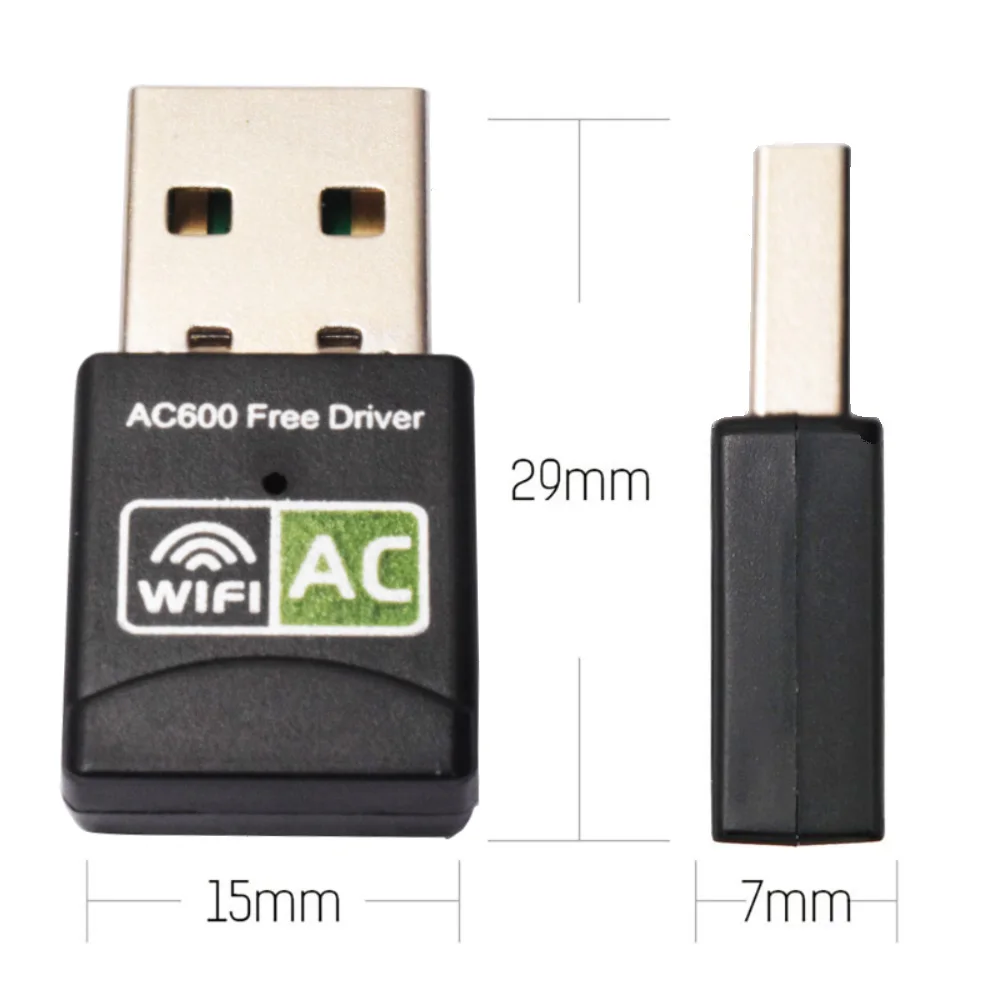 USB-Адаптер С Антенной Для Ноутбука, 150/300 Мбит/С, 600/5 ГГц.
