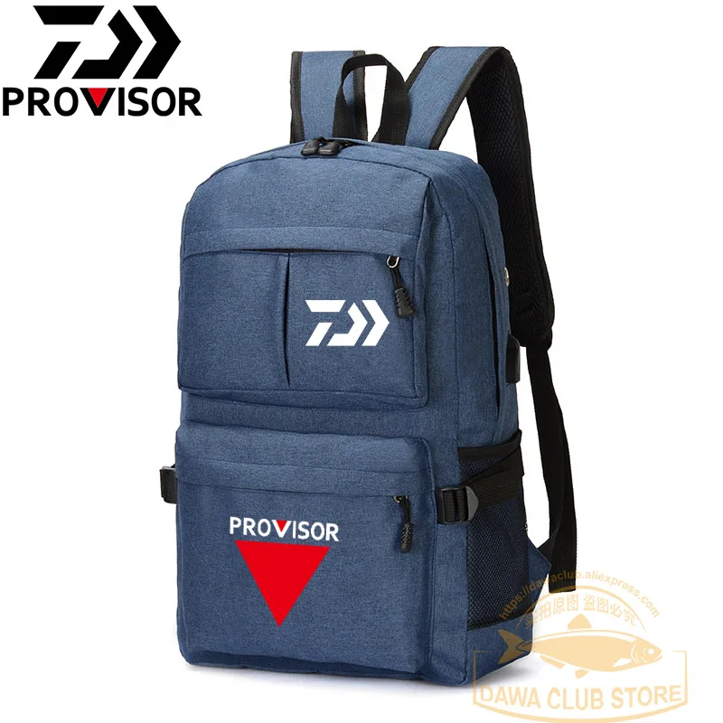 

Dawa outdoor fishing wear-resistant backpack USB mountaineering cycling backpack men's multi-layer large-capacity leisure bag