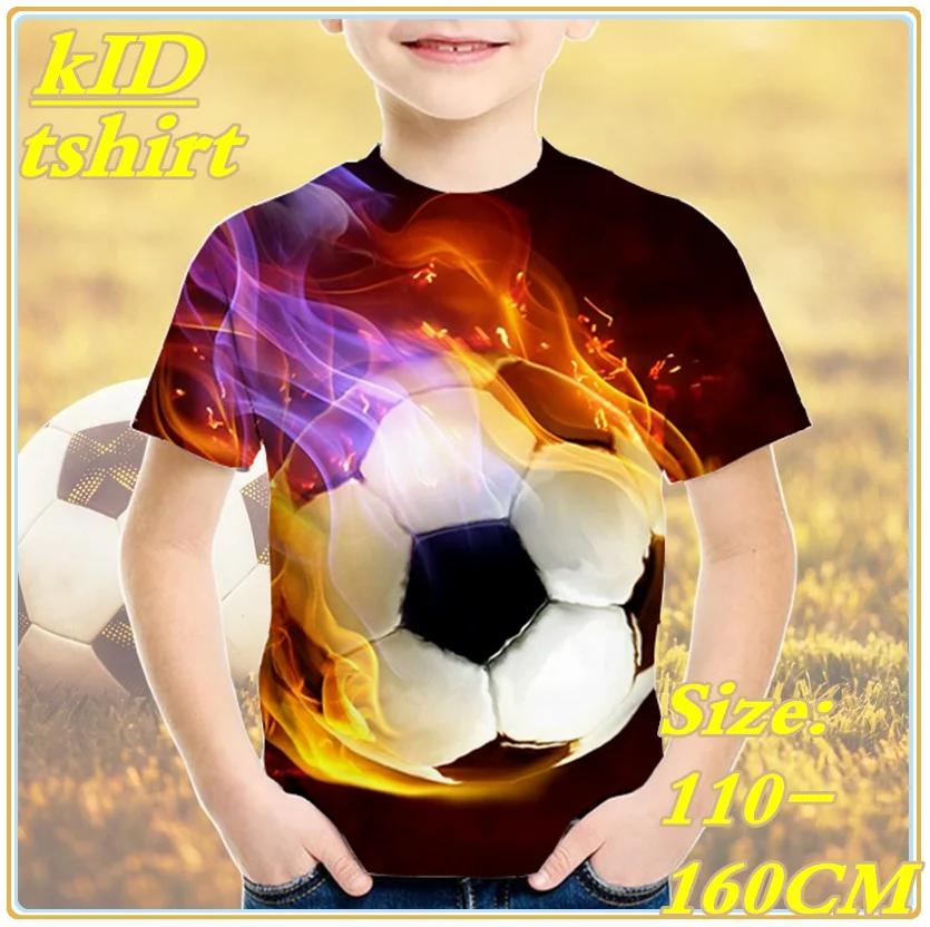 

Футболка детская с коротким рукавом, 100-160 см