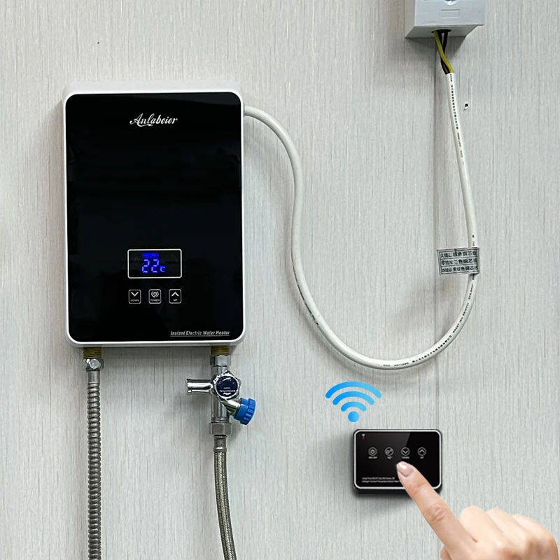 

Anlabeier brand 220V CE kitchen bathroom mini tankless instant electric shower water heaters