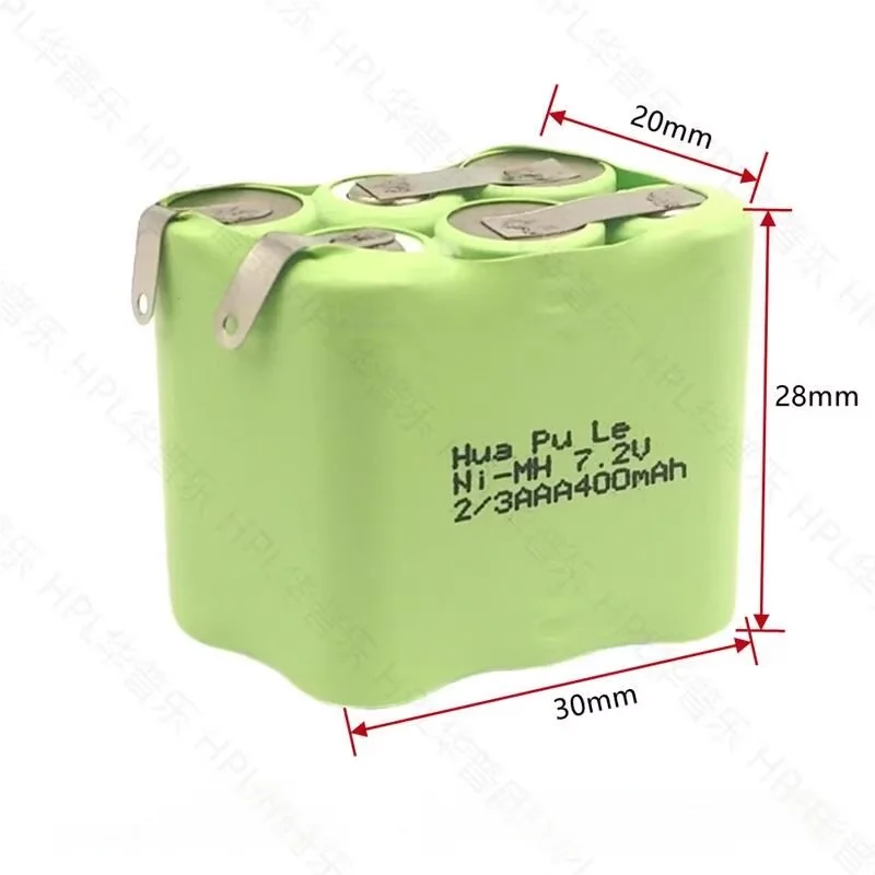 Перезаряжаемая батарея NoEnName_Null Ni-MH 2/3AAA 400mAh 7.2V