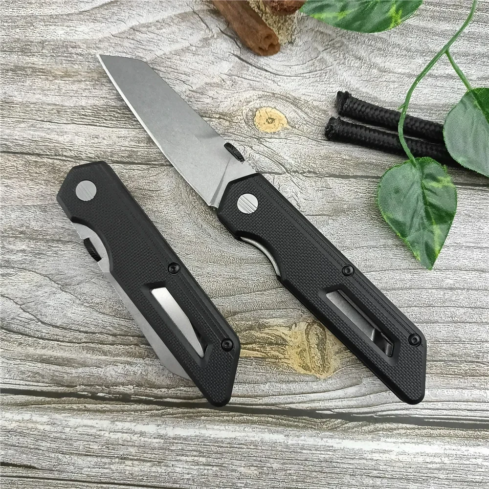 KS 2050 440C Tanto Blade с нейлоновым волокном складной карманный нож для самообороны EDC