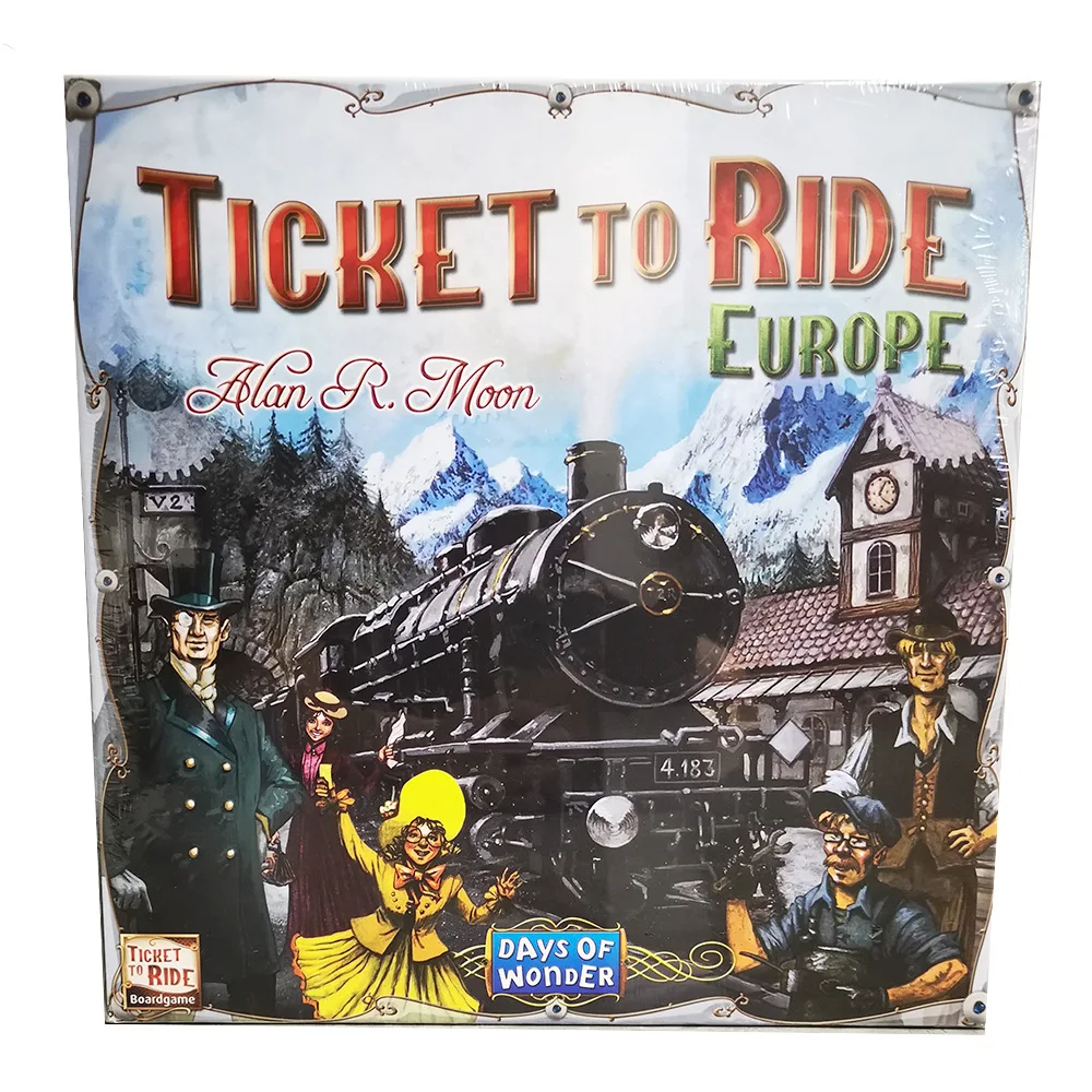 Ticket To Ride Europe Jogo de tabuleiro, primeira viagem, estratégia, trem,  aventura, jogo de festa, jogo de tabuleiro - AliExpress