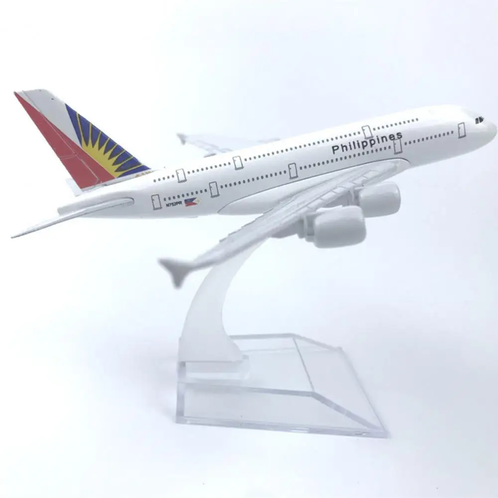 

16cm Eco-friendly Philippines 380 Aircraft Plane Toy Plane Model Mini Model Fine Craftsmanship