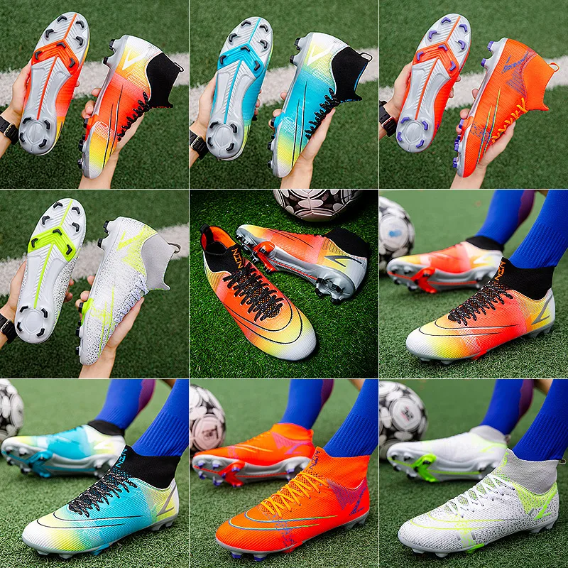 

Professional Football Shoes for Men Chuteiras De Futebol Tenis Soccer Hombre Sport Shoes Turf Non-Slip FG Training Adult Cleats