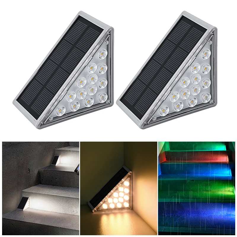 

Уличная Светодиодная лампа на солнечной батарее, прожектор с линзами, суперъяркий водонепроницаемый светсветильник льник для лестницы с з...