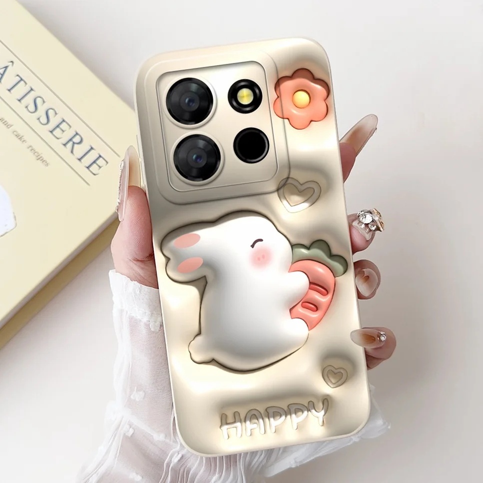 Противоударный тонкий мягкий силиконовый чехол для Infinix Smart 7 X6515