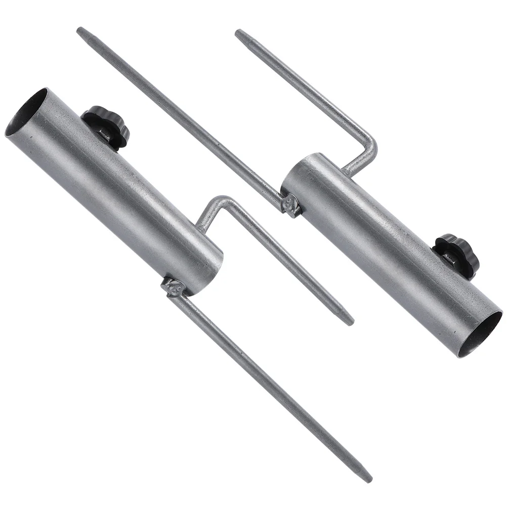

Practical Umbrella Stand Courtyard Parasol Spike Sand Anchor Ground Patio Steel Outdoor Fixed Car Sunshade