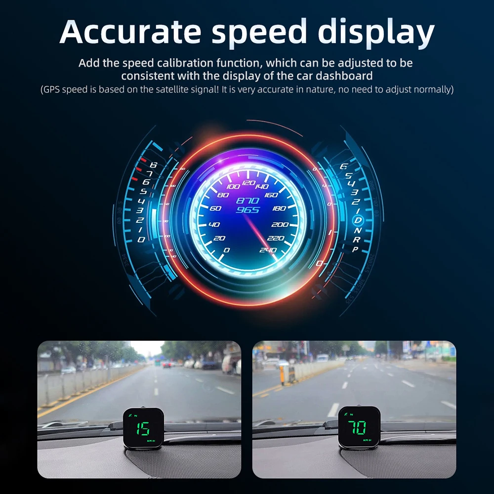 Светодиодный G4S GPS HUD Автомобильный дисплей на лобовое стекло 2 5 дюймов экран