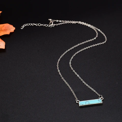 Бохо ожерелье с бирюзой