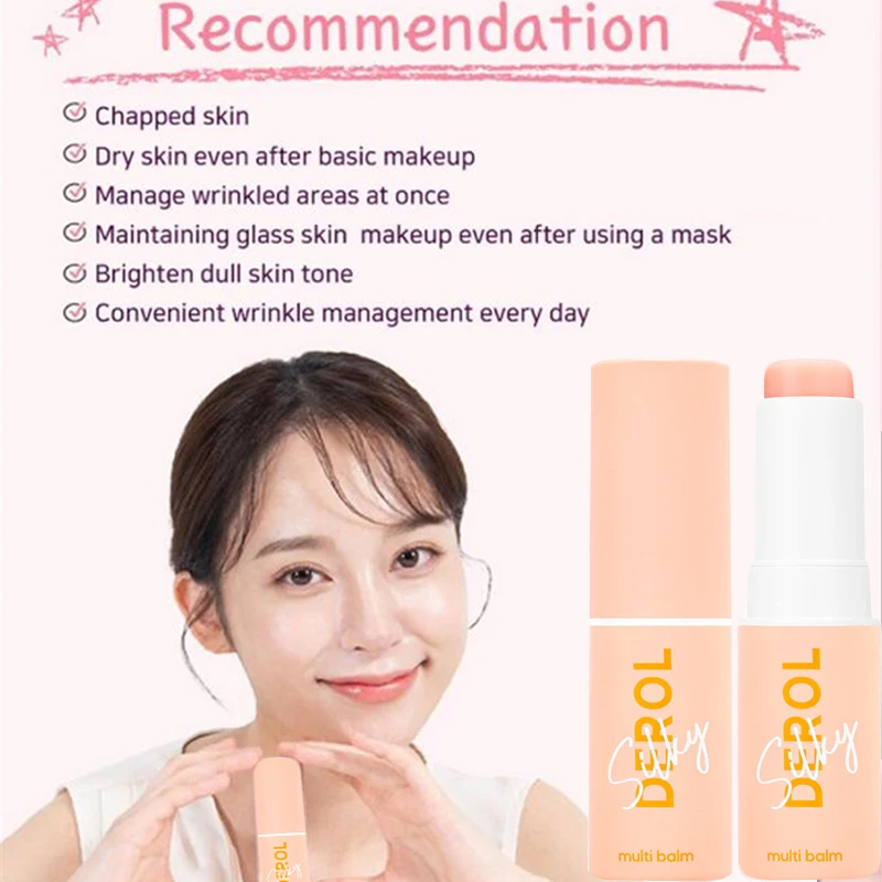 

Collagen Multi Balm Stick Wrinkle Bounce Anti-Wrinkle Moisturizing Multi Balm Brighten Dull Skin Tone Cream Korean Cosmetics 7g