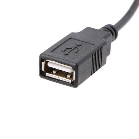 USB кабель питания Molex 5В черный 30см