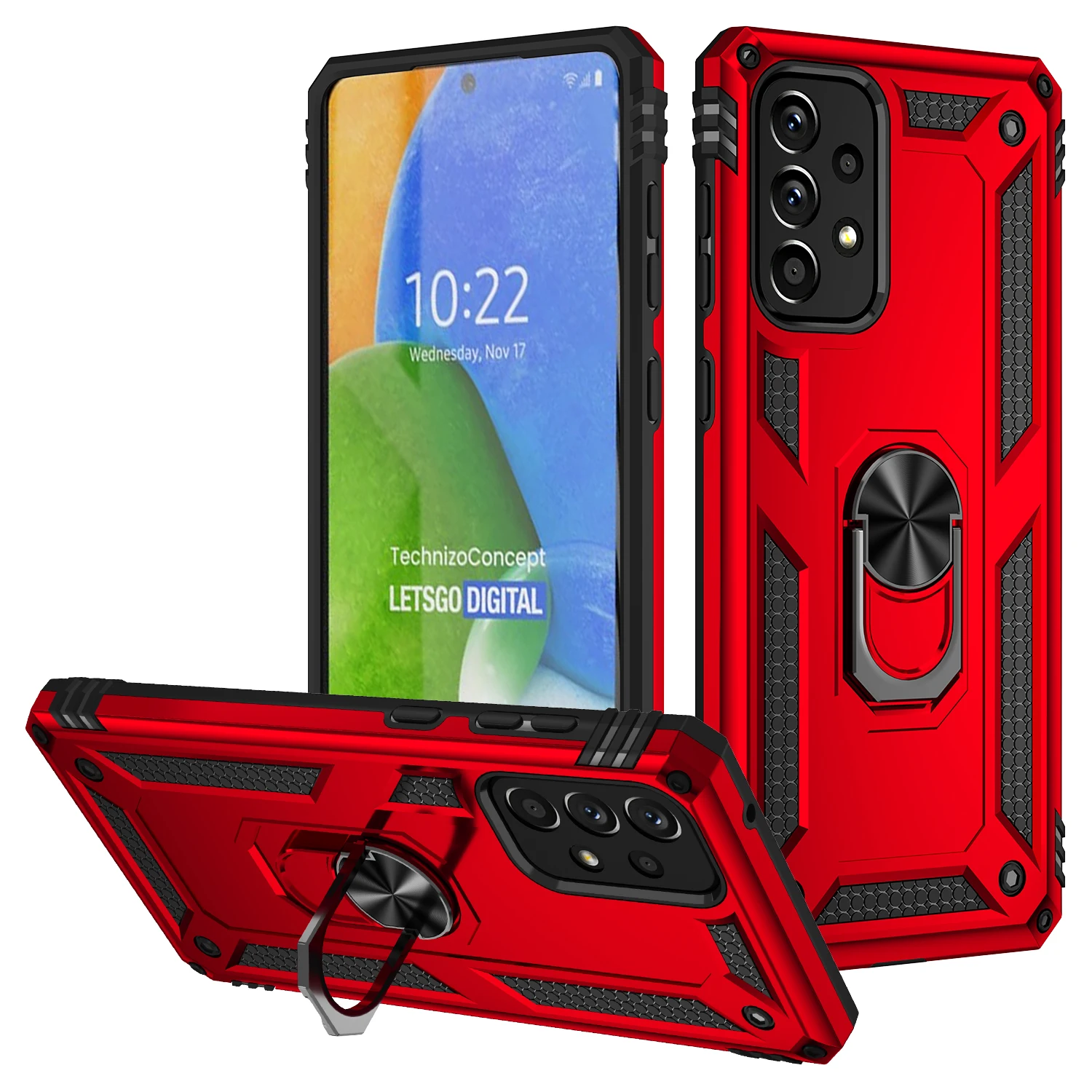 Чехол для телефона Samsung Galaxy A53 A33 A73 A03 5G 2022 роскошная броня Прочный противоударный