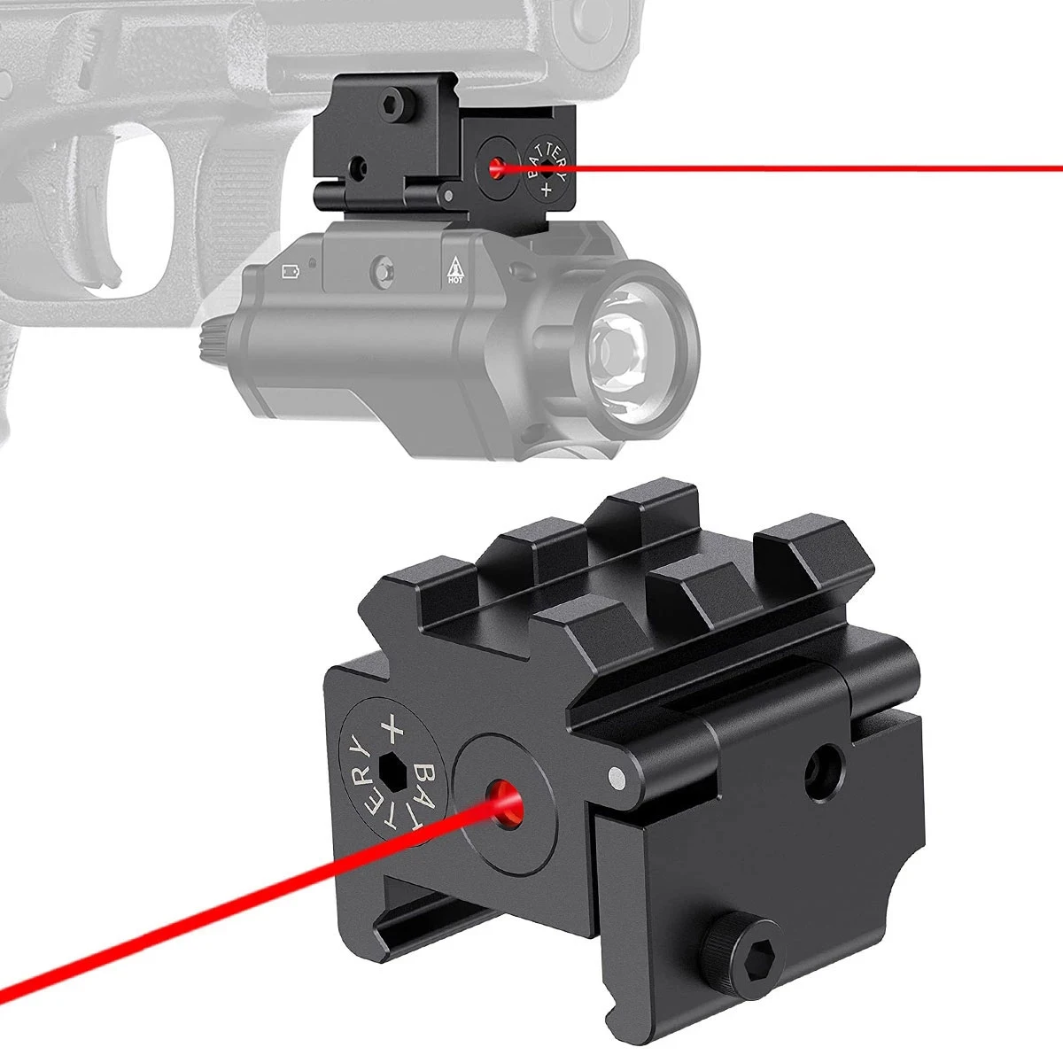 

Tactical Mini Red Dot Laser Sight With Weaver Picatinny Rail Fit 20mm Rail Mount Pistol Handgun Rifle Aisoft Hunting Gun Laser