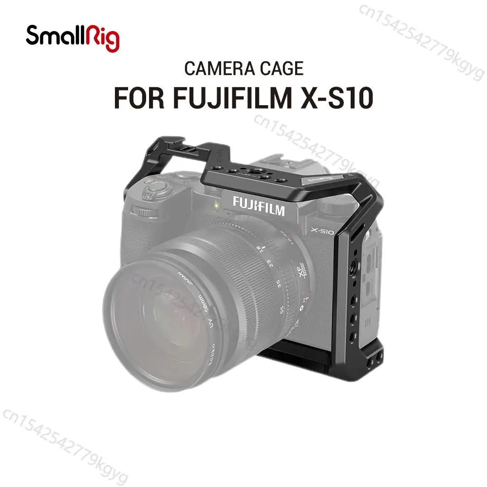 

SmallRig DSLR Camera Cage Bracket Housing Case Cold Shoe 1/4 Arri Hole for FUJIFILM X-S10 Camera 3087